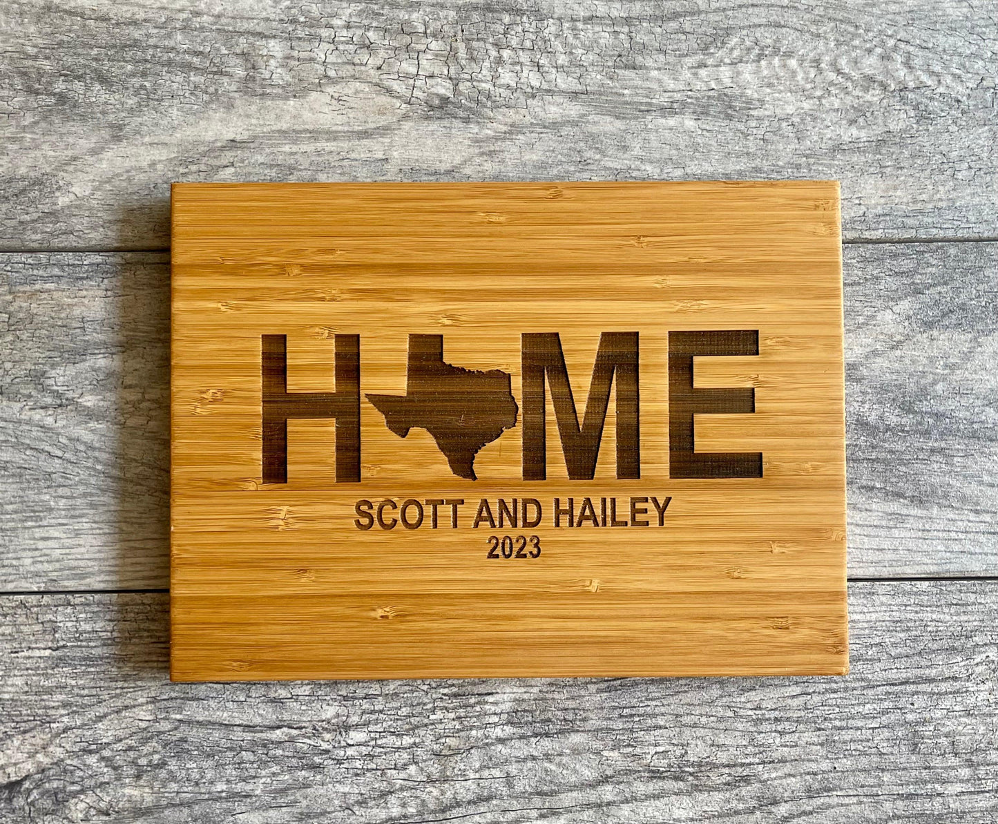 Personalized Cutting Board - Home State - Sierra Heirloom