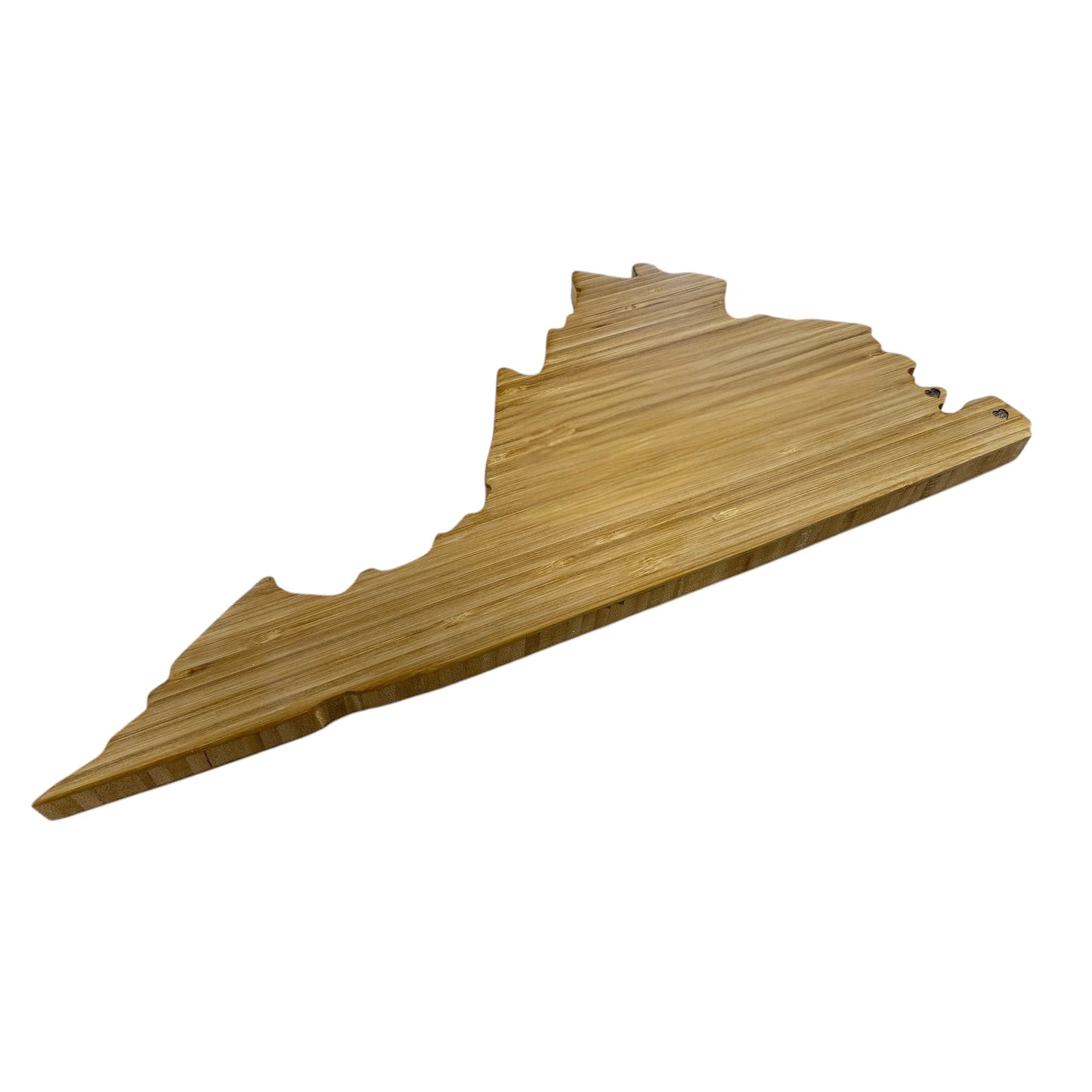 State - Shaped Bamboo Cutting Board – Personalized & Handcrafted - All 50 States Available - Sierra Heirloom