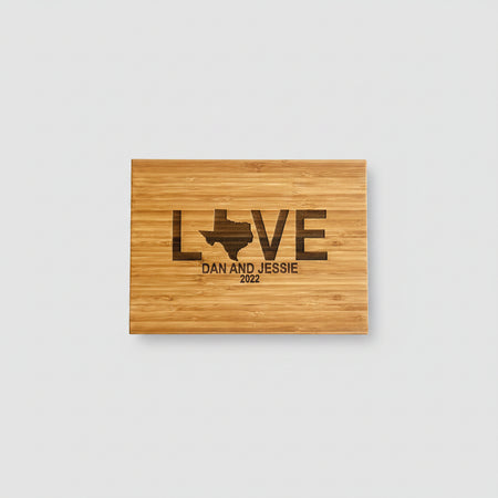 Personalized Cutting Board - State Love - Sierra Heirloom