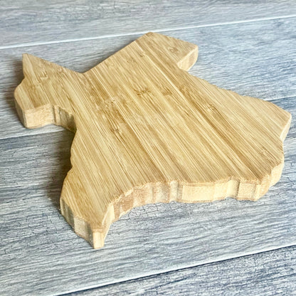 Personalized California bamboo cutting board