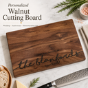 Wedding Gift for Couple – Personalized Cutting Board with Married Name & Date