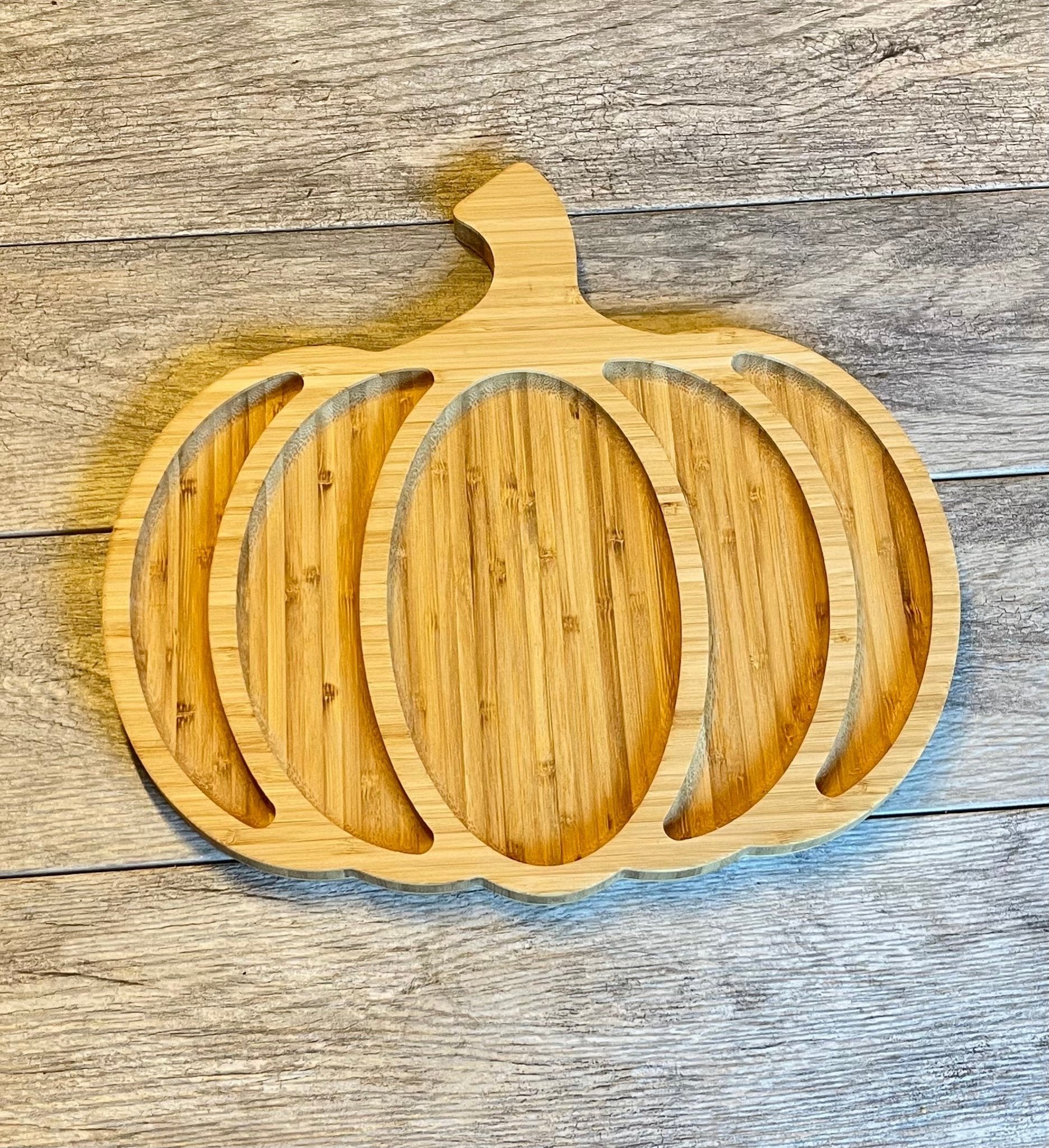 Bamboo pumpkin shaped charcuterie board - Sierra Heirloom