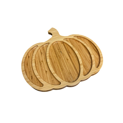 Bamboo pumpkin shaped charcuterie board - Sierra Heirloom