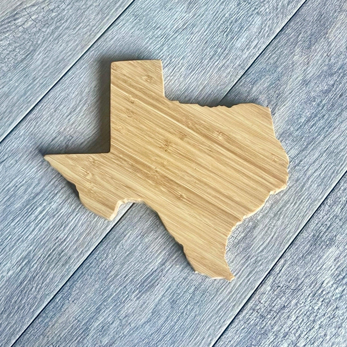 Texas-Shaped Personalized Bamboo Cutting Board | Sierra Heirloom - Sierra Heirloom