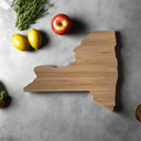 New York-Shaped Personalized Bamboo Cutting Board | Sierra Heirloom - Sierra Heirloom