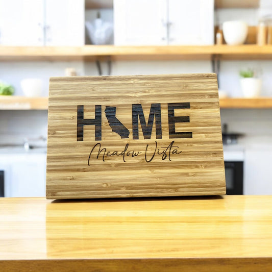 Personalized Bamboo Cutting Board – Ideal Realtor Closing Gift - Sierra Heirloom