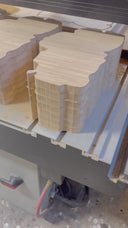 video showing a lake tahoe cutting board being made. 