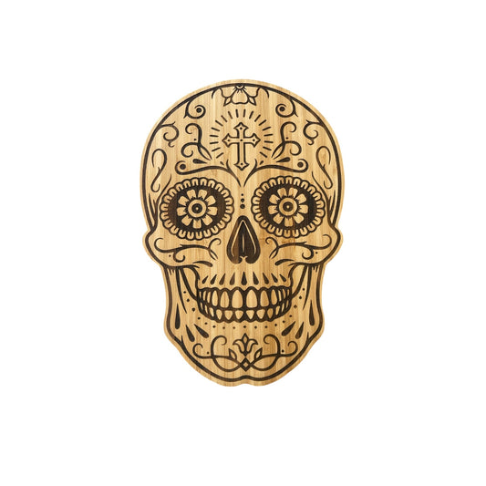 Sugar Skull bamboo cutting board - Sierra Heirloom