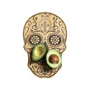 Sugar Skull bamboo cutting board - Sierra Heirloom