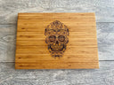Sugar Skull Bamboo Cutting Board - Sierra Heirloom